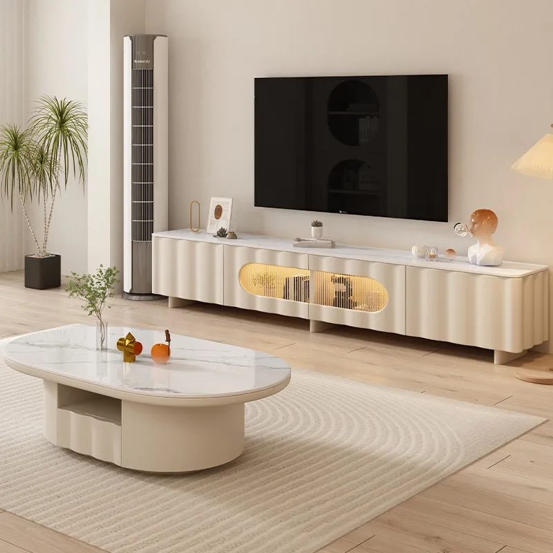 Large Size Decoration Tv Stands Living Room Save Space White Relaxing Cheap Safe Modern Tv Table Unique Muebles Home Decoration