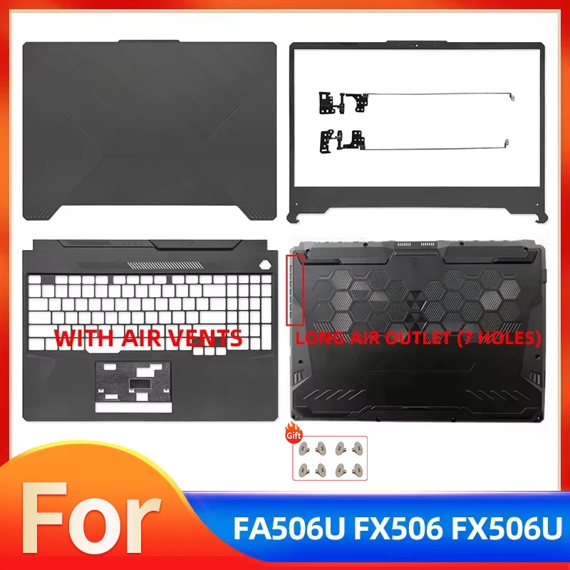 

Новый чехол для FA506 FX506 FA506U FX506U FX506H, задняя крышка ЖК-дисплея, передняя панель, верхняя крышка упора для рук, нижняя часть корпуса