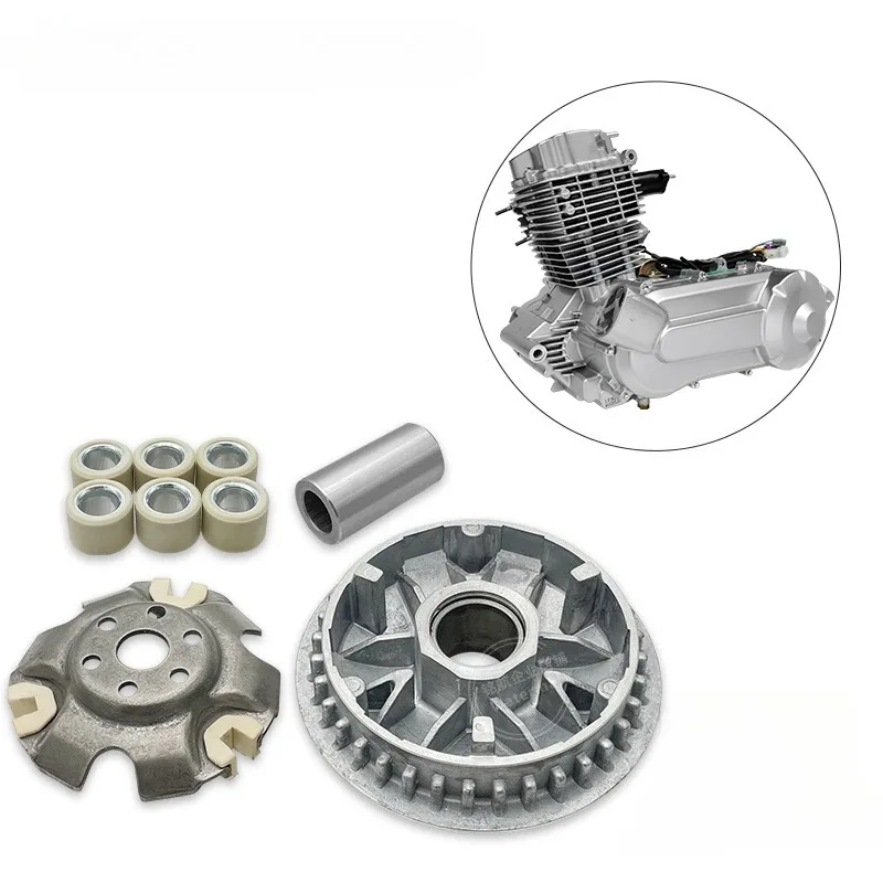 

Motorcycle Transmission Parts Primary Drive Clutch Variator Face Pulley Set For LONCIN ATV LX200-AU LX 200 AU 200 WHS 200 CTV175