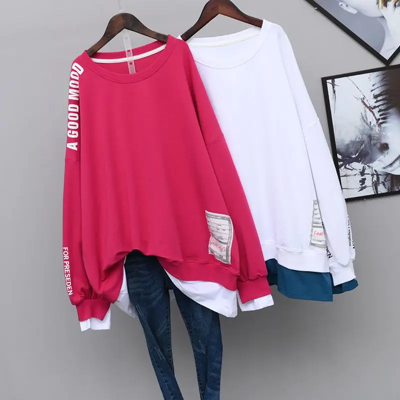 T-shirt Woman Aesthetic Kpop Clothes Elegant Long Anime Streetwear Pullover Clothing Top Loose Graphic T Shirts for Women Black