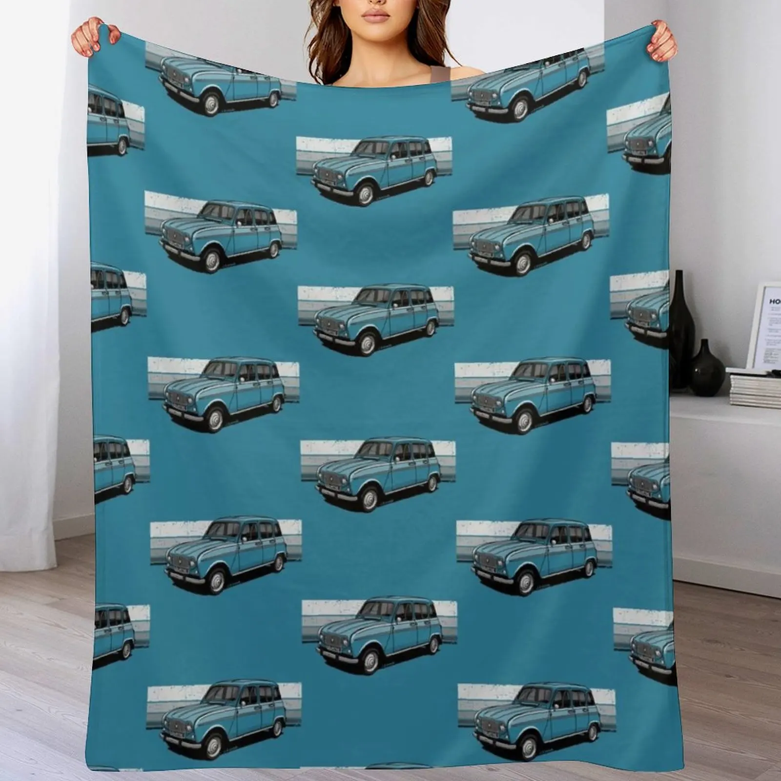 The classic French utility vehicle, as practical as it is chic and brilliant Throw Blanket Fade Resistant Durable Throw Blanket