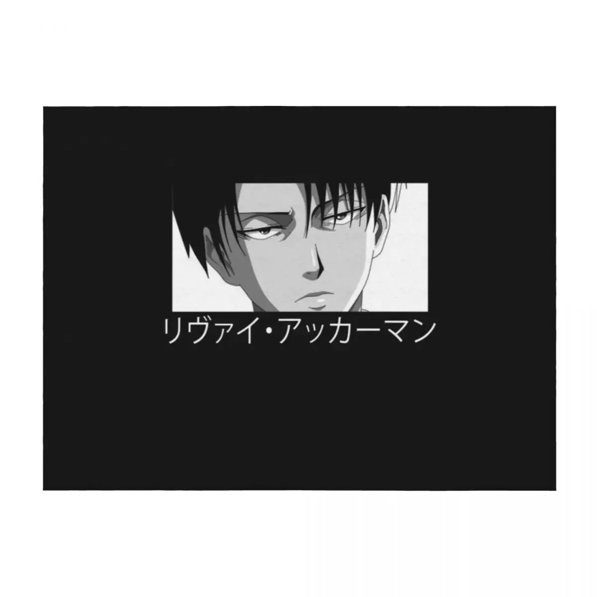 

Levi ackerman Throw Blanket Soft Plush Plaid Nap Bed covers Single Blankets
