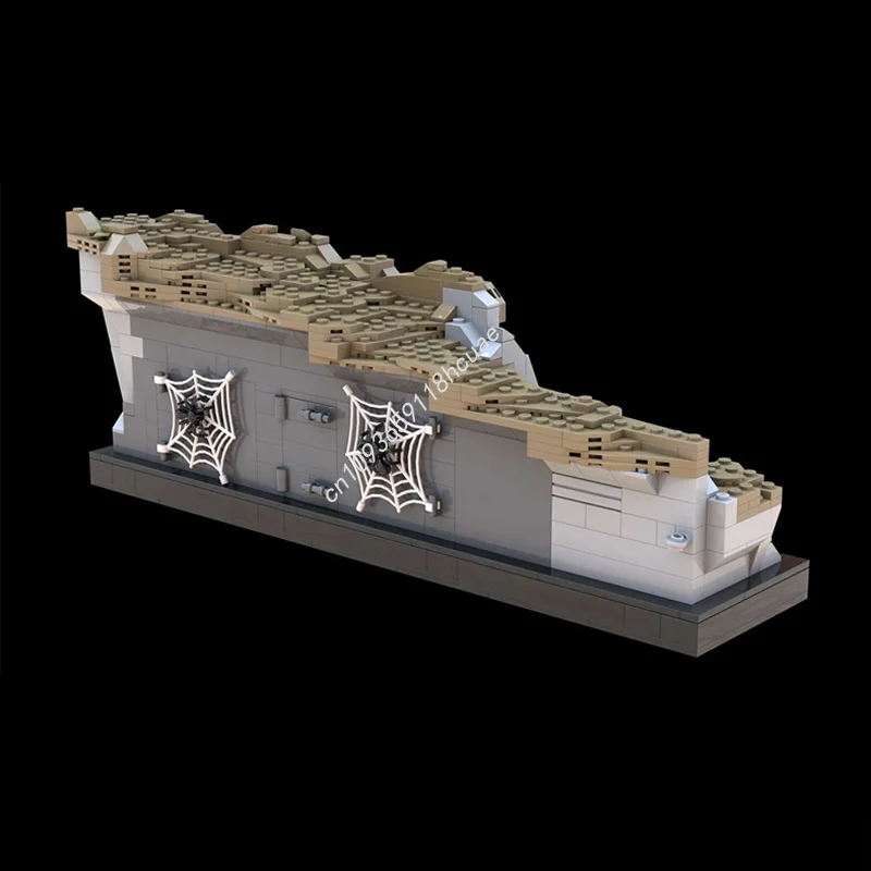 850 elementów MOC Hobbit Diorama Model Pierścieni Klocki konstrukcyjne Edukacyjne zabawki kreatywne Architektura Prezenty świąteczne