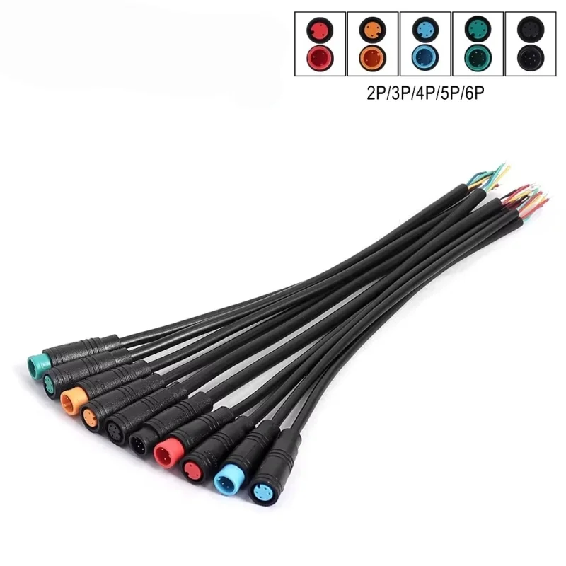 

Electric Scooter & E-Bike Wiring Connector – Female/Male Plug Cable, 2/3/4/5/6 Pin Options for Brake & Signal Sensor