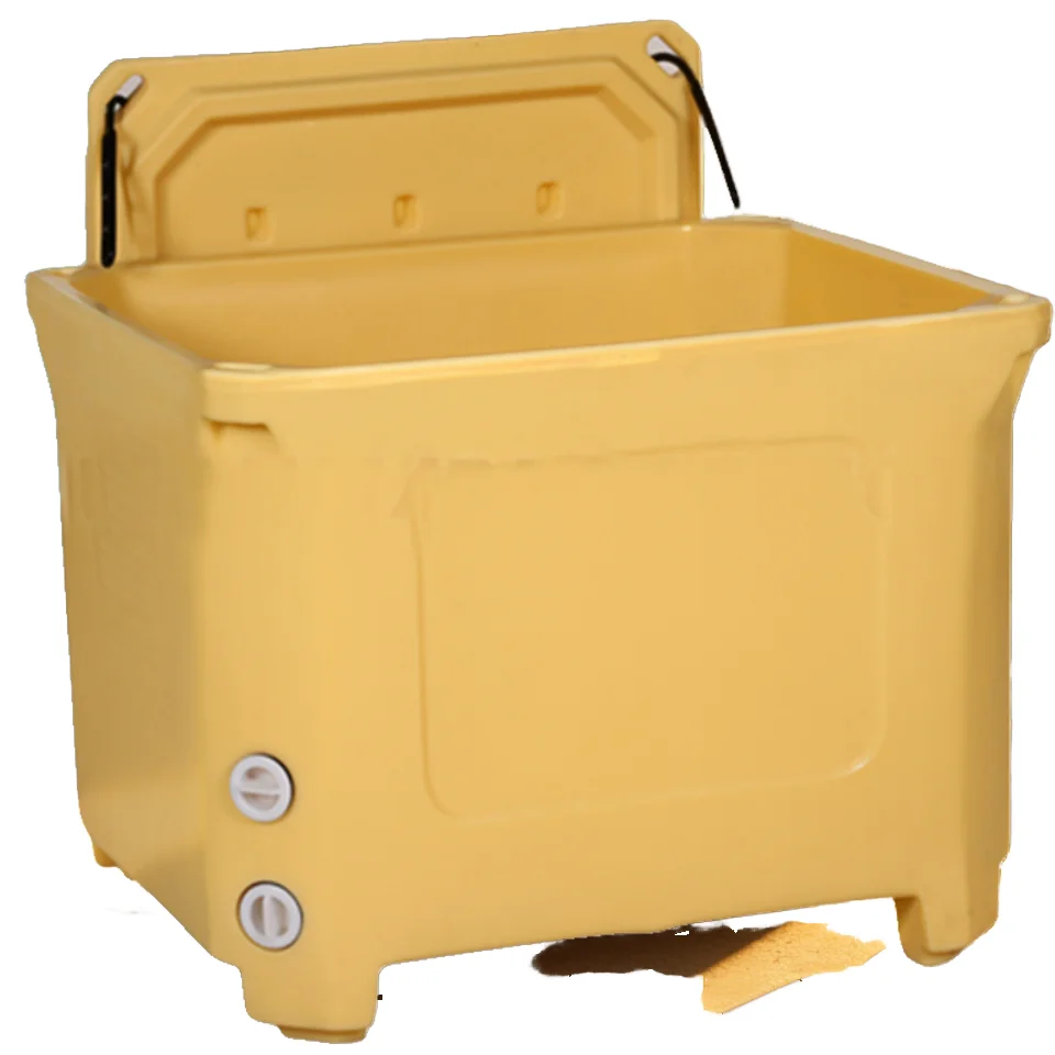 

Customized 460L Plastic Barrel Multifunction Insulated Fish Tub for Seafood Cold Storage Cooler Box Use