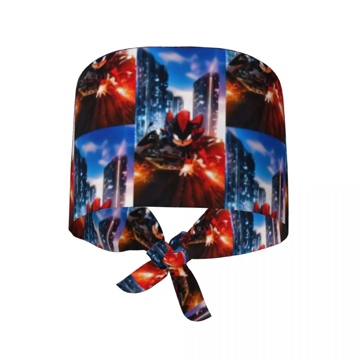 Czapka chirurgiczna Shadow The Hedgehog, regulowana, unisex, dla lekarza, pielęgniarki, dentysty.