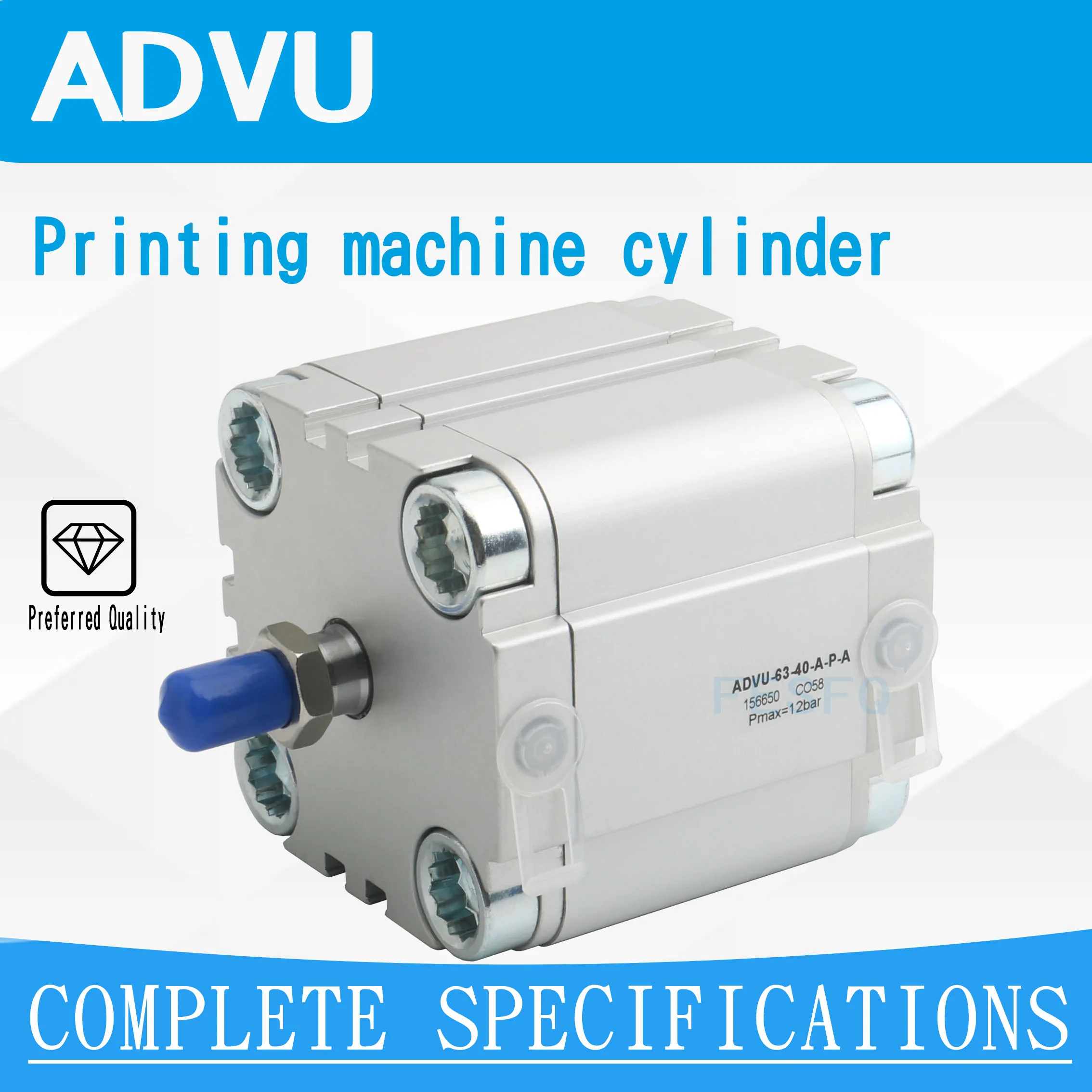 

KBA Printing machine cylinder ADVU-50-80-A-P-A 156644 L2670321 ADVU-63-40-A-P-A L2670229 156650