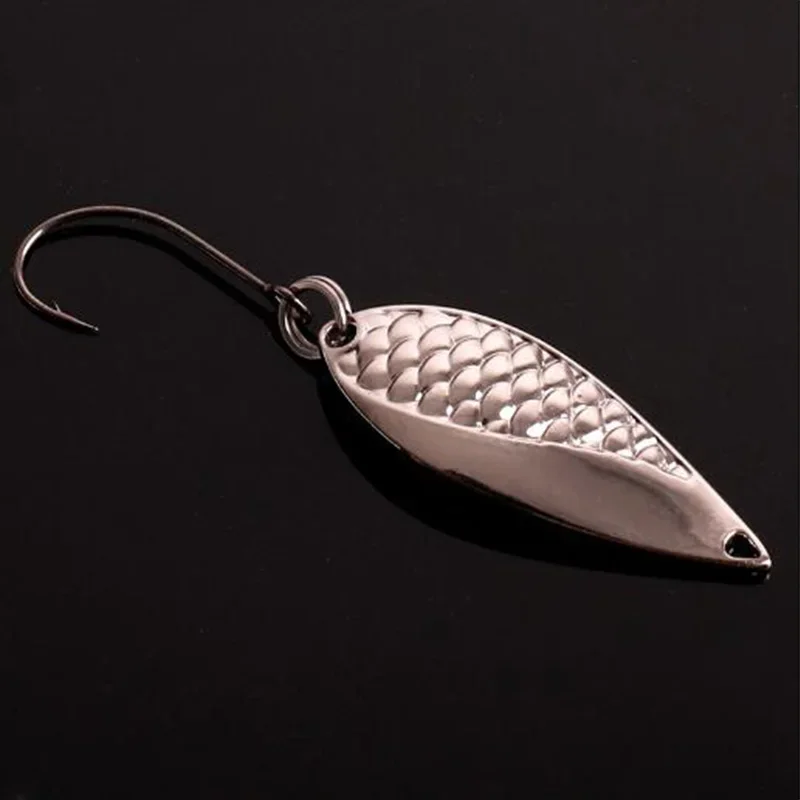 New 1pcs Lure Spoon Fishing Lures Pesca Wobblers Spinner Baits Shads Sequin Metal jigging For Carp Fishing Topwater Isca Bass image 5