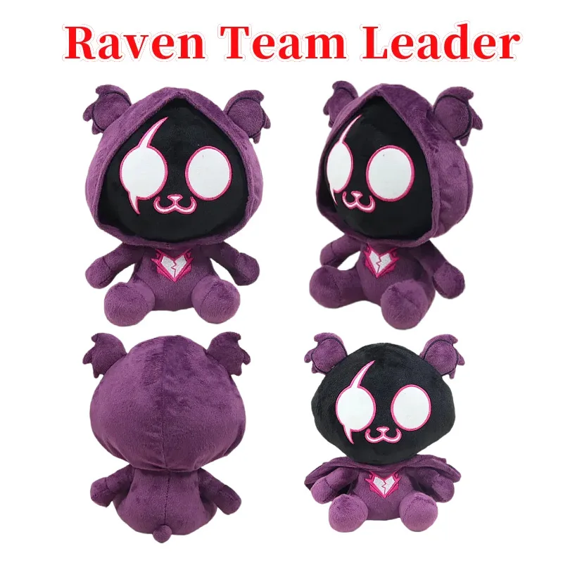 Fortnite Raven Team Leader Plush Toy Soft Stuffed Cartoon Doll Purple 23cm Collectible Home Decor For Game Lovers Birthday Gift view 2