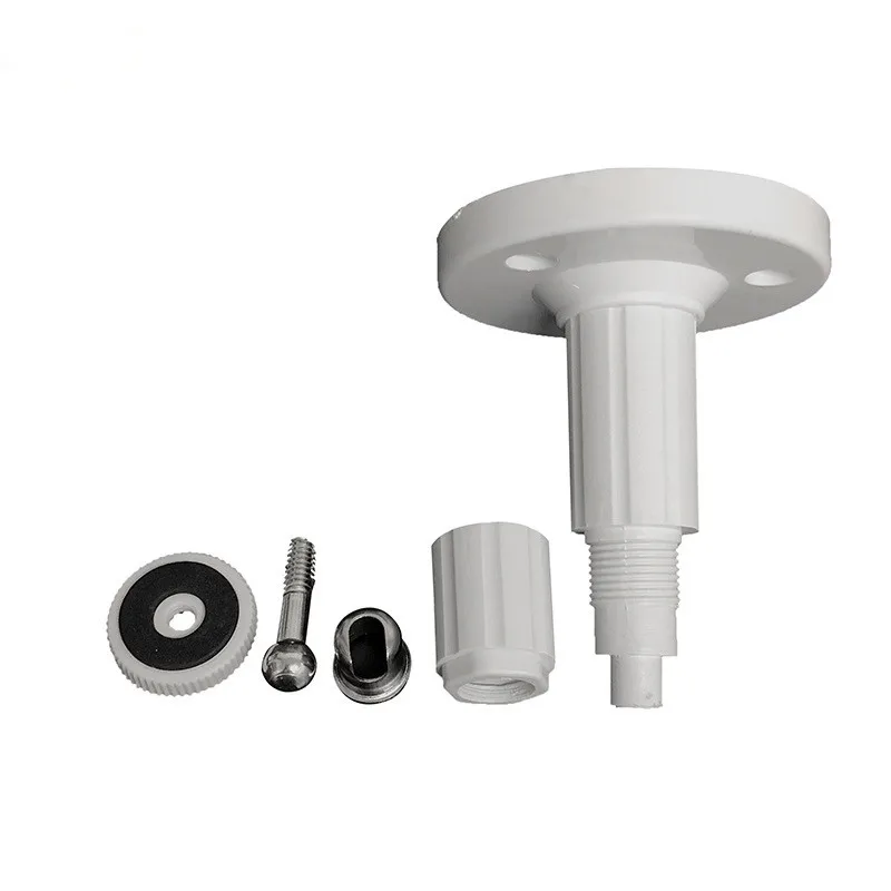 180 Degree Adjustable Security CCTV Camera Wall Mount Stand Indoor/Outdoor Mini Mount Bracket White Plastic Mount CCTV Support