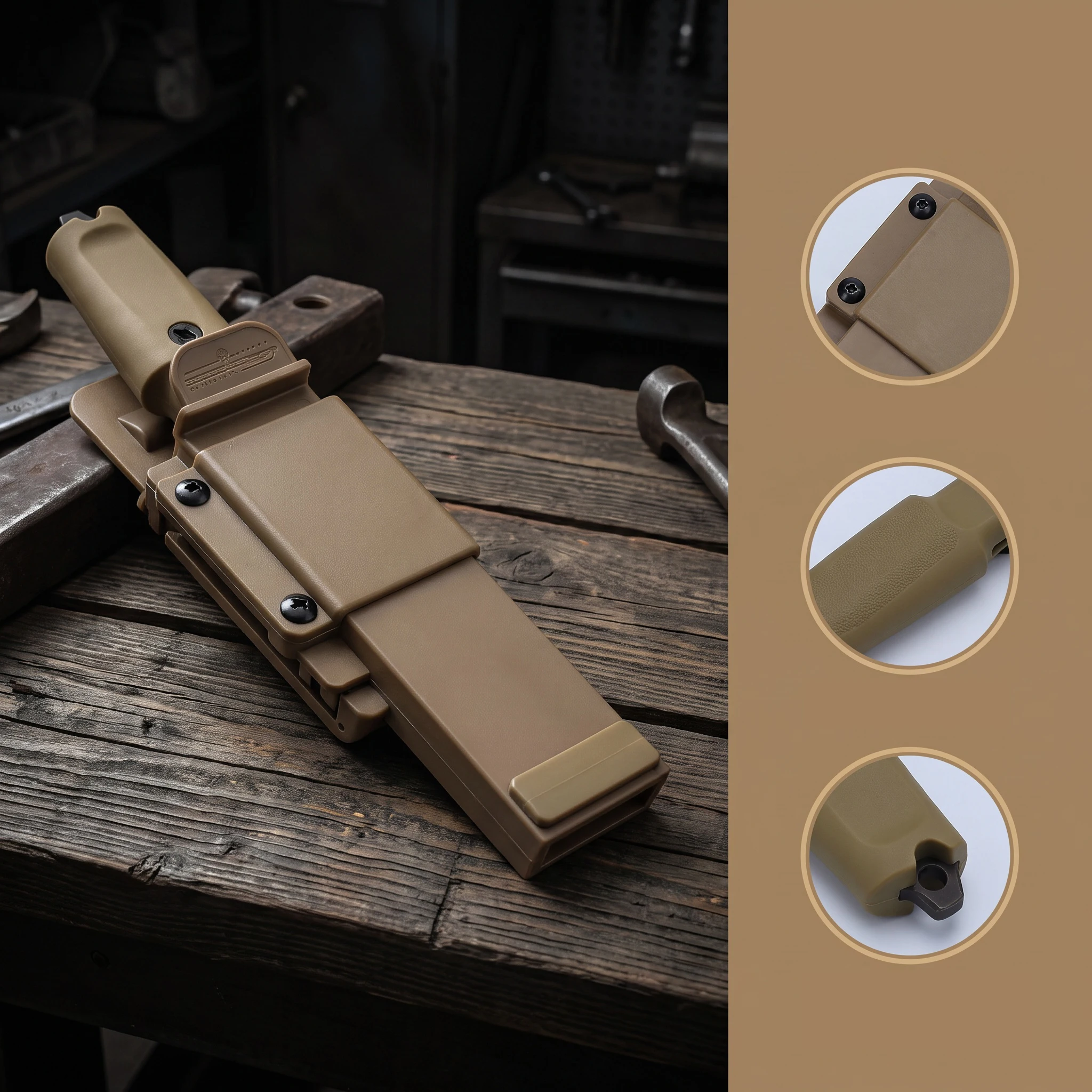 Cuchillo multifuncional para c - Bushcraft Knife Fixed reseña y precio