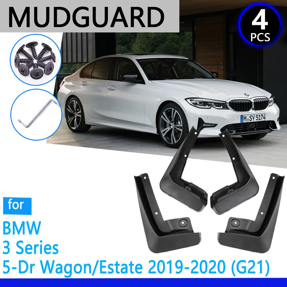 

Mudguards fit for BMW 3 Series G21 Wagon Estate 2019~2020 Car Accessories Mudflap Fender Auto Replacement Parts