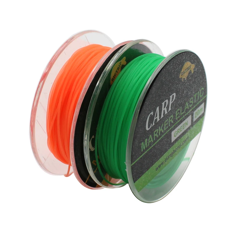 20m Carp Fishing Line Elastic Marker Line Carp Hair Chod Rigs Two Colors Carp Rig Making  Accessories Fishing Feeder Tackle