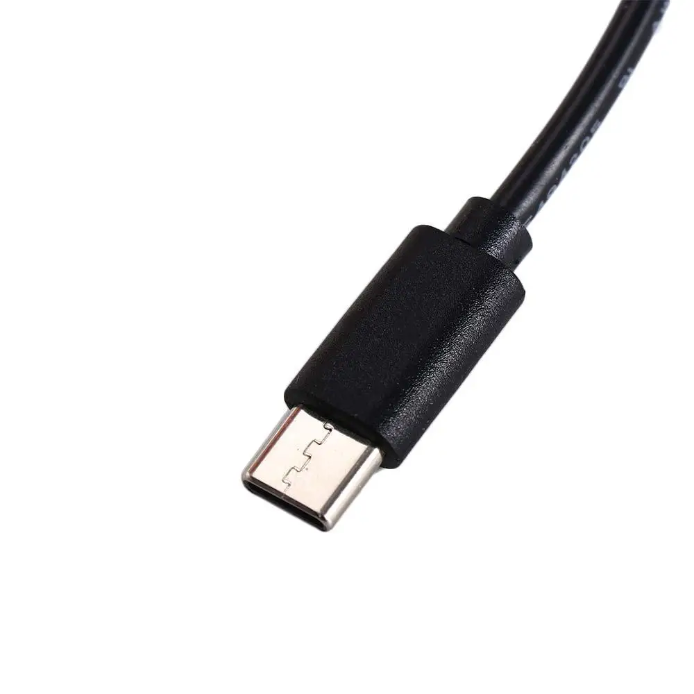 Type C Power Supply USB-C Male to Female Extension Cable On Off Switch for Raspberry Pi 4 An-droid Mobile Phone 27cm