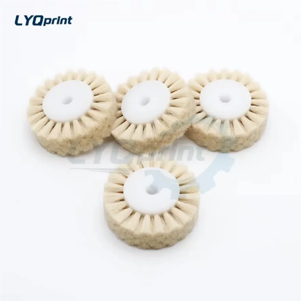 أفضل جودة آلة الطباعة فرشاة عجلة الصحافة ورقة فرشاة عجلة فرشاة مستديرة لهايدلبرغ كوموري رولاند KBA