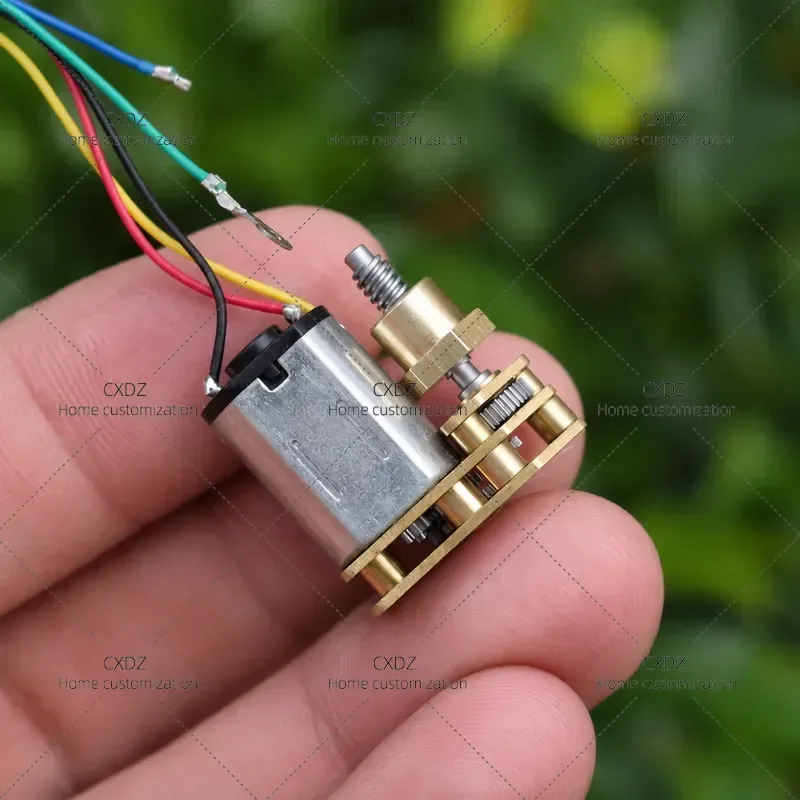 3pcs Miniature Linear Motor N20 Geared Motor with Driver Nut DC3.7V for Fingerprint Lock