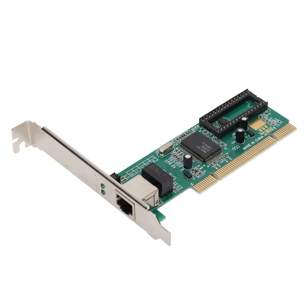 

Сетевая карта PCI Gigabit Ethernet с чипом RTL8169, стабильная производительность, высокоскоростная передача данных, для игровых ПК