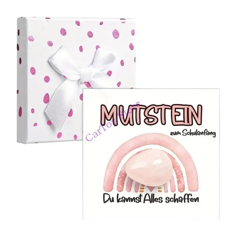 مجموعة مشروع فني فني من حجر الحظ الطبيعي للأطفال في الفصول الدراسية وأنشطة الحفلات والهدايا التذكارية الإبداعية #6