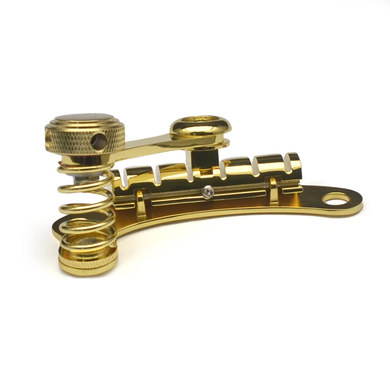 Tune-O-Matic Style Electric Guitar Bridge Stop Bar Tailpiece Tremolo Compatible with LP SG Guitars Black/Gold/Chrome