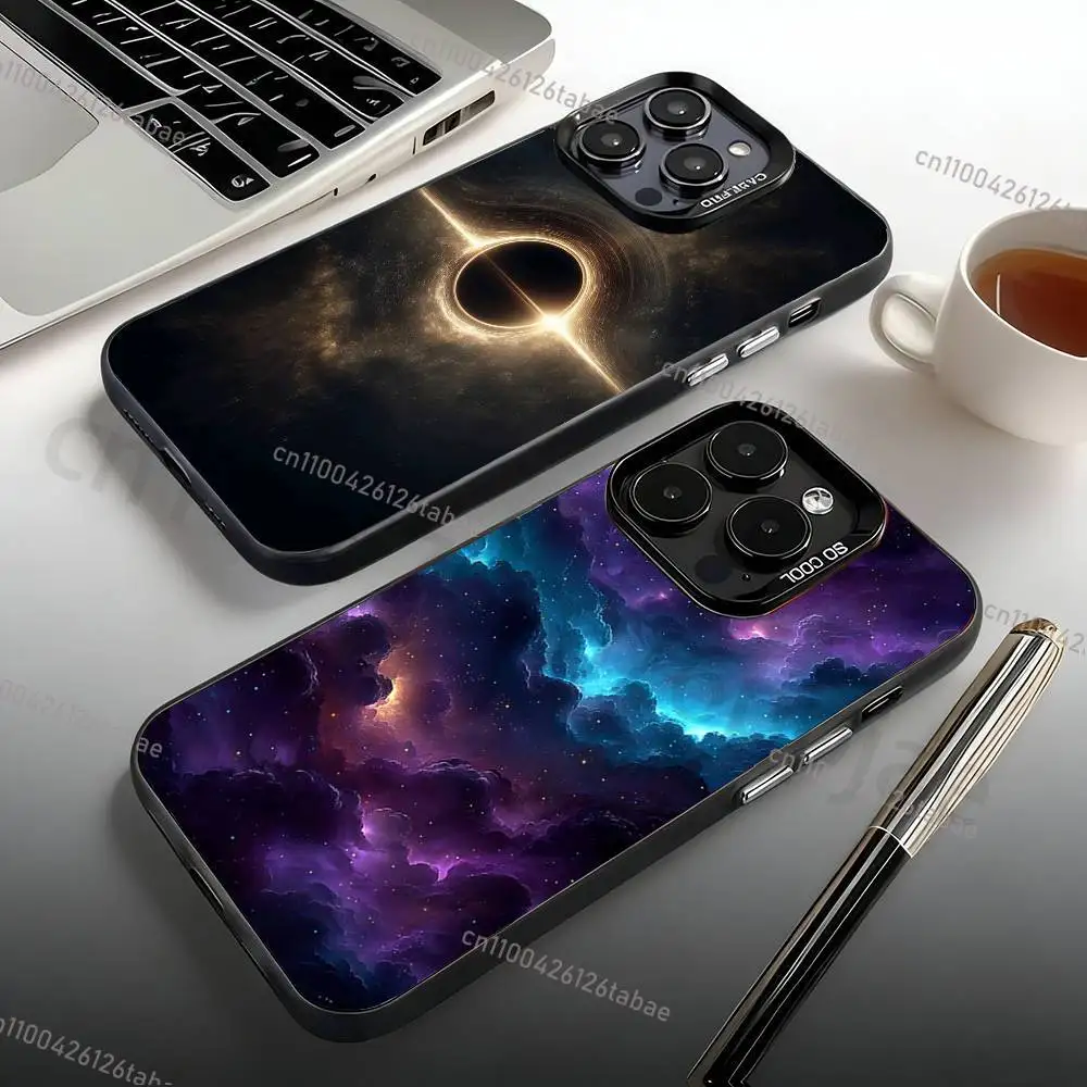 

Space For Galaxy Universe Phone Case For iPhone 17,16,15,14,13,12,11,Pro,Max,Plus,Mini, Matte Shockproof Case