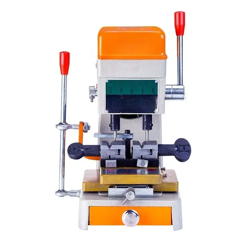 Key Duplicating Machine Vertical Multi-Function Key Cutting Machine External Milling Slot Plum Hollow Key with LED Bulb