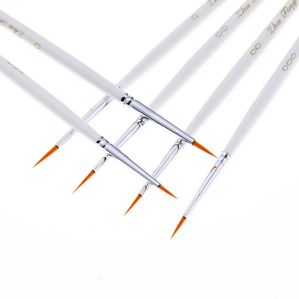 

2 set Nail Art Pen Brush Nylon Bristle Multi-Purpose Painting Pen Manicure Tools For Fine Art Diy White Nail Tools Salon