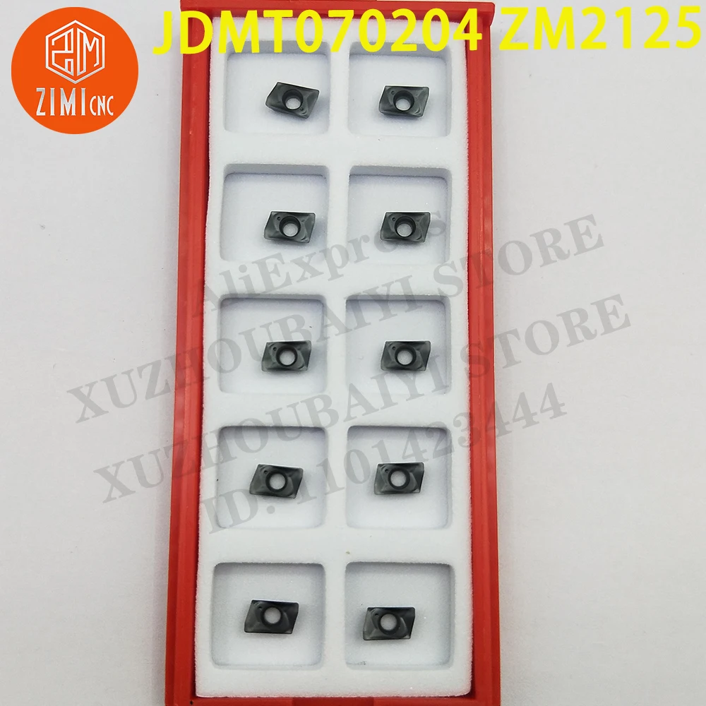 JDMT070204 ZM2125 جدمت 070204 إدراج طحن كربيد تحول أداة CNC القاطع ميكانيكي مخرطة معدنية قطع الشفرة إدراج كربيد
