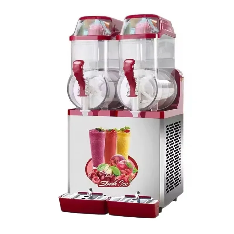 Commercial 1~3*12L Cans Big Capacity Granita Juice Ice Frozen Drink  Fruity Beater Ice Slush Machine