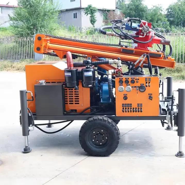 Customized Agile Crawler Rotary Machine 200M Hydraulic Terrain Precise Location Smooth Deep Water Well Drilling Rig