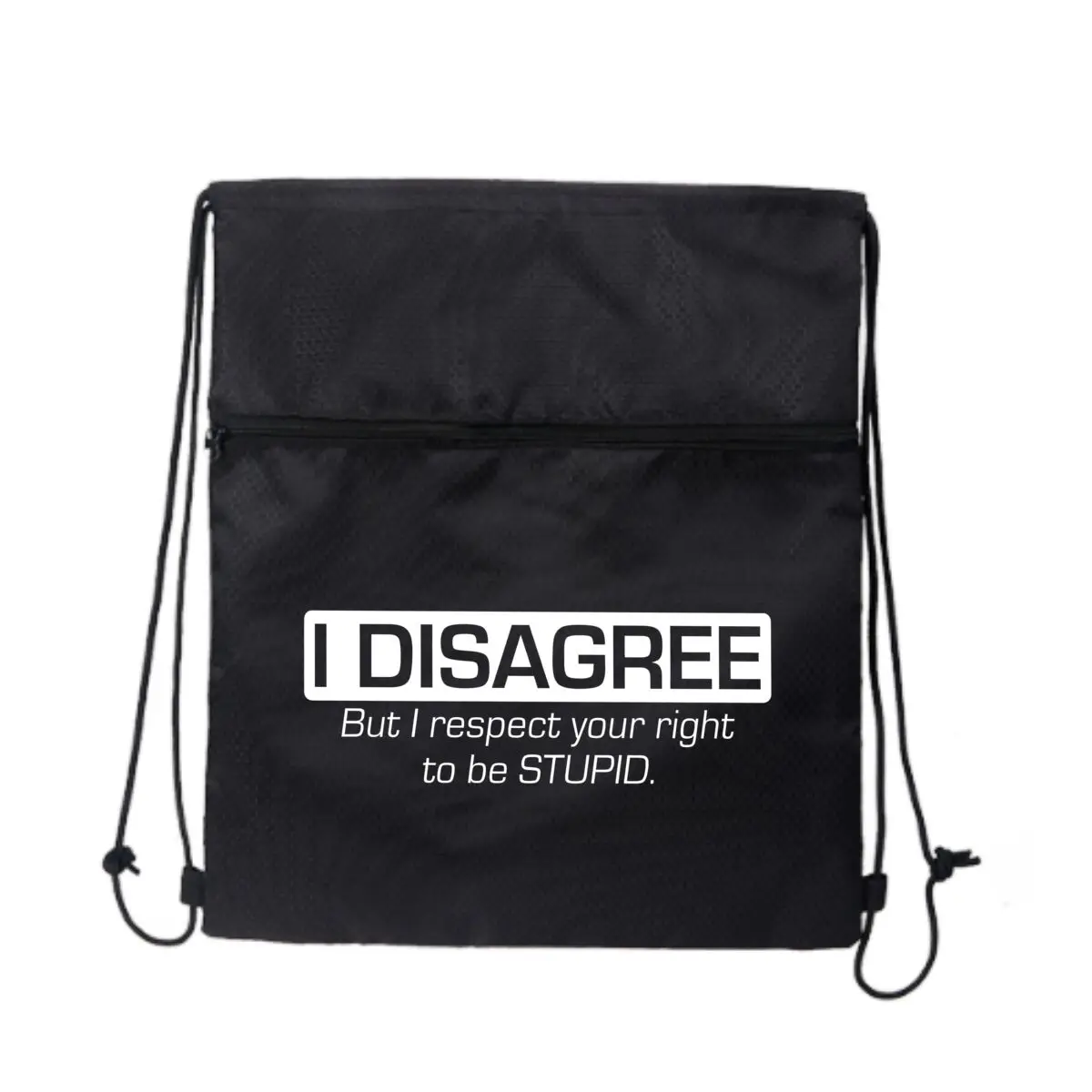 

Знак Disagree Hides Bold Opinion Park Stroll Сумка на молнии на шнурке: вмещает закуски и игрушки