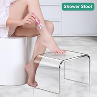 Nordic simple acrylic anti-skid footstool, acrylic stool, acrylic small footstool, transparent