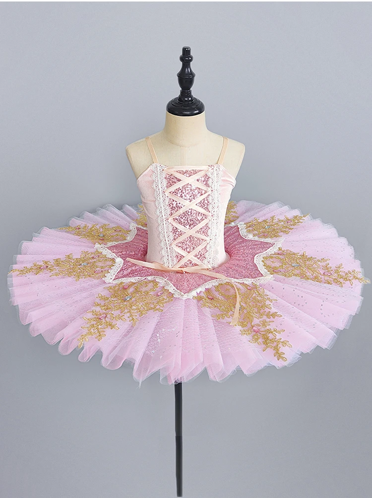 

Professional Ballet Tutu Girls Blue Pink Platter Pancake Tutu Ballerina Party Dress Adult Women Child Kids Ballet Dance Costume