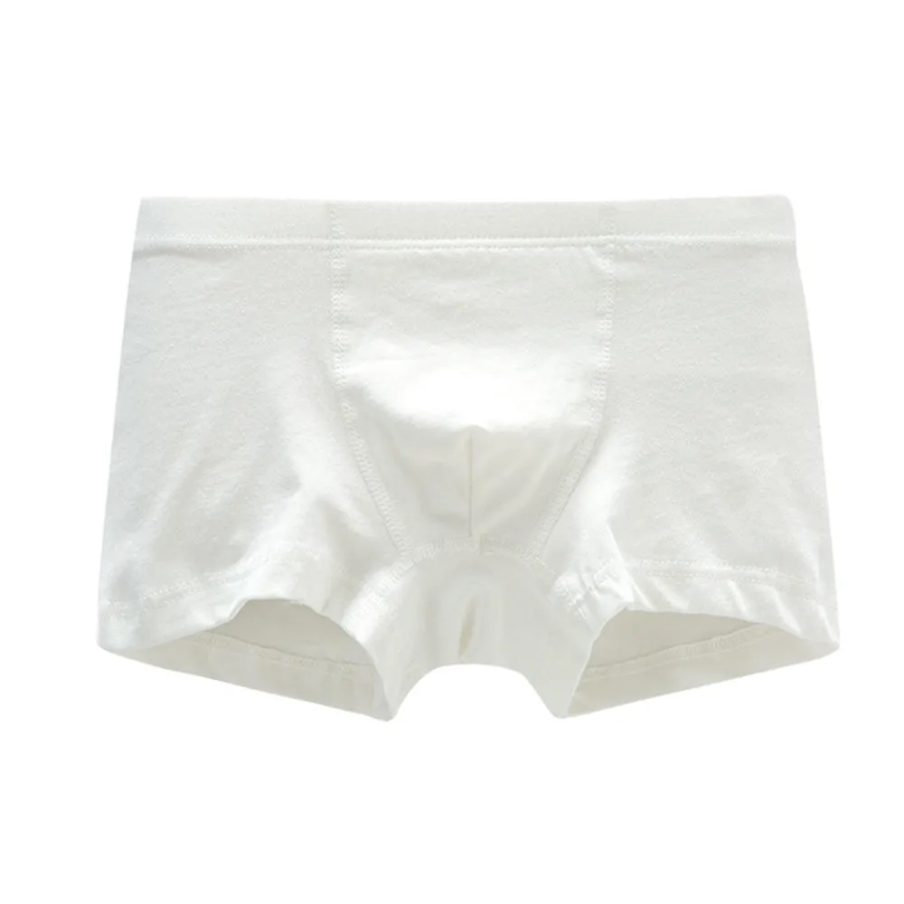 2PC Children Underwear White Shorts Cotton Boy Boxer Panties Boys Underwear Briefs Toddler Underpants 110-170