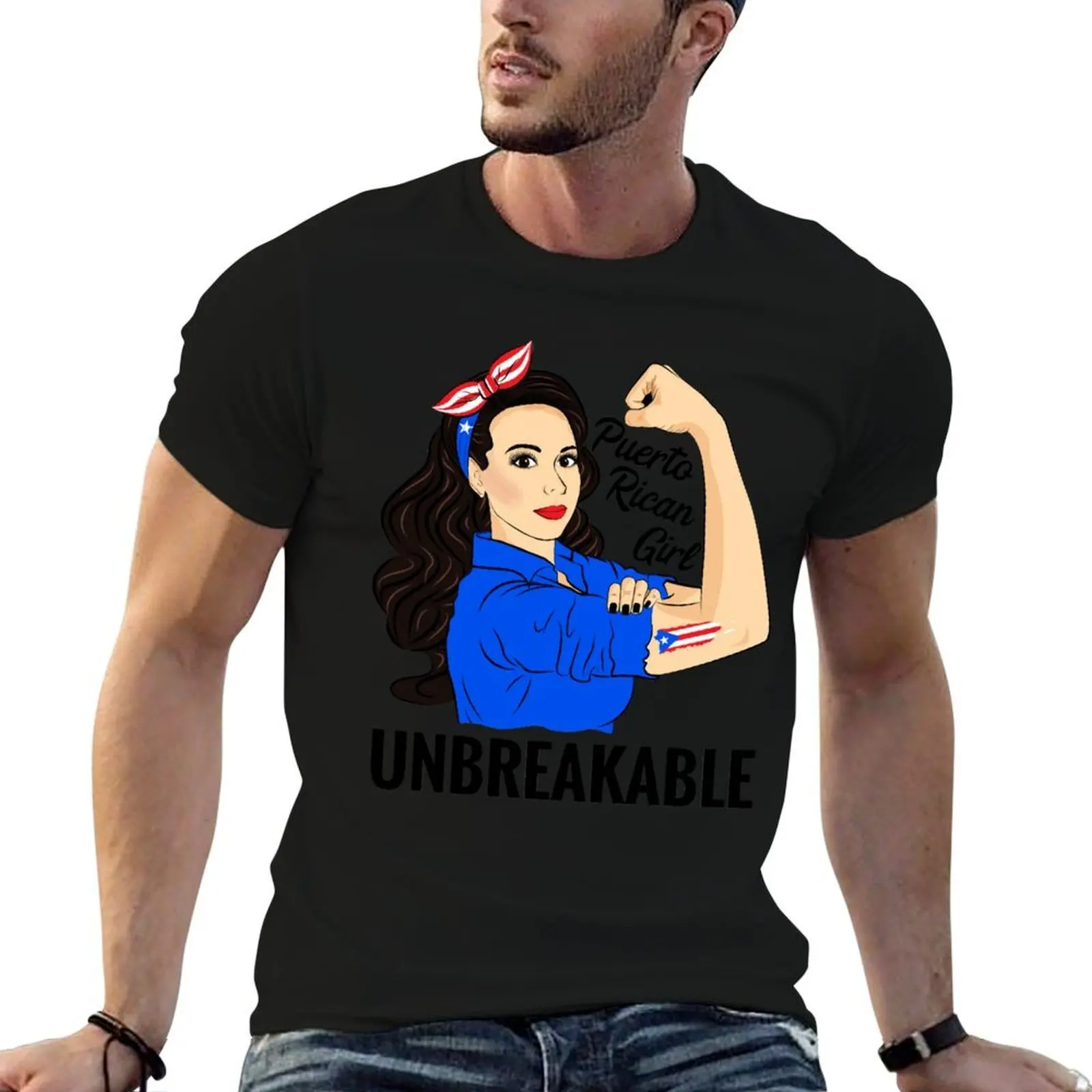 

Puerto Rican Girl Unbreakable T-Shirt man t shirt heavy cotton cotton t shirt pack T-Shirt