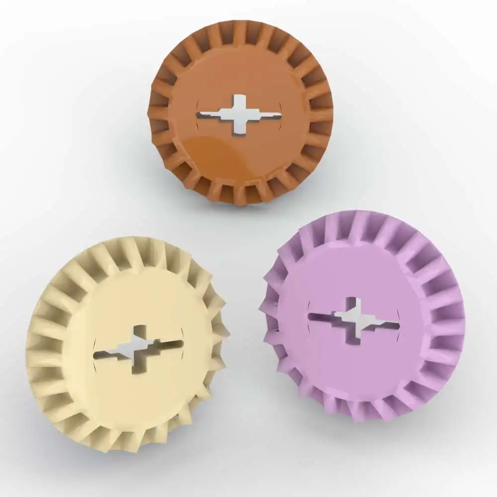 MOC 10 Uds. De ladrillos biselados apilables 32198, engranaje reemplazable, bloques de construcción de 20 dientes, juguetes fascinantes, regalos de vacaciones para adultos y niños