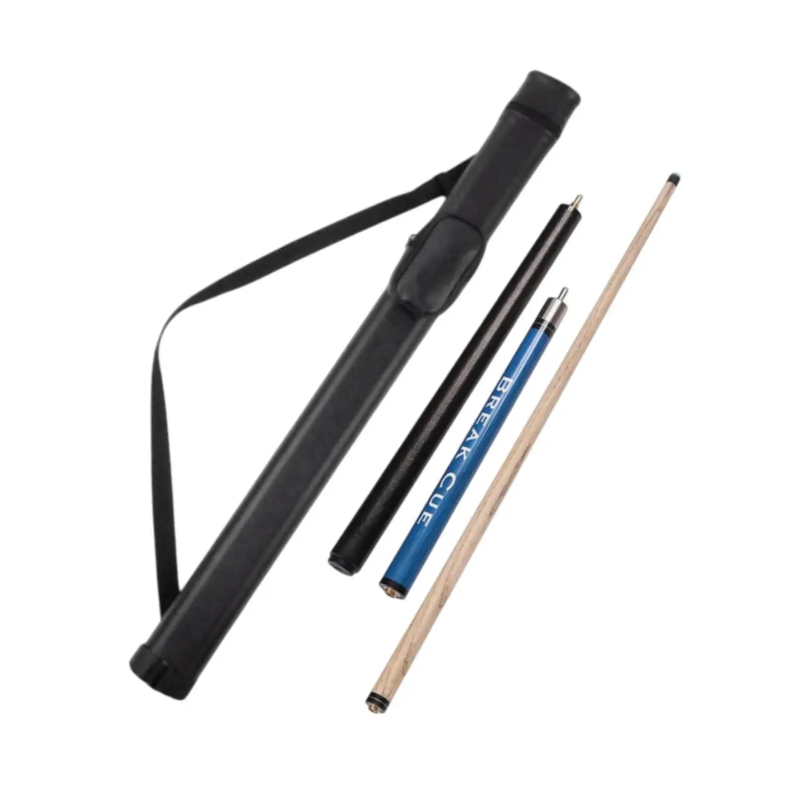 

Billiard Cue Stick Wood Metal PU 1/2 Split Break Jump Jump Rod with Case for Billiards and Snooker Session