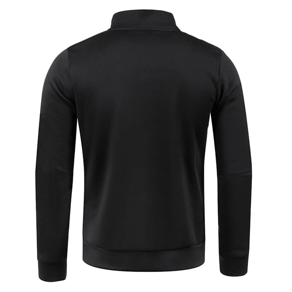 Männer Pullover männer Dicker Sweatshirts Halb Zipper Pullover für Männliche Hoody Mann Sweatshir Herbst Einfarbig Rollkragen Pullover – Detail 5