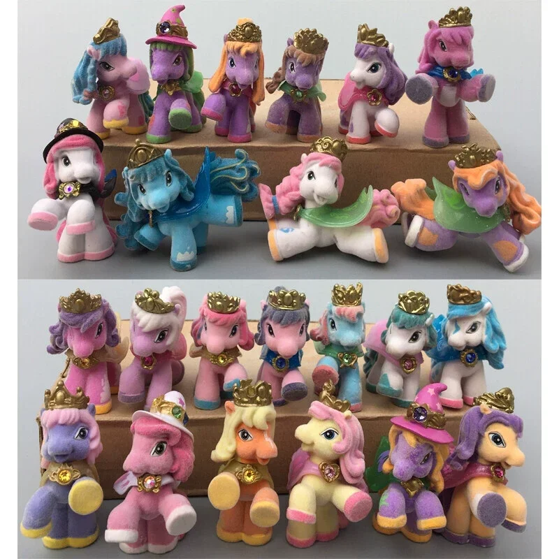 

Filly Funtasia Flocking Pony Mini Fillys Filly Anhanger Filly Stickerbuch Action Figures Collectible Desktop Ornaments