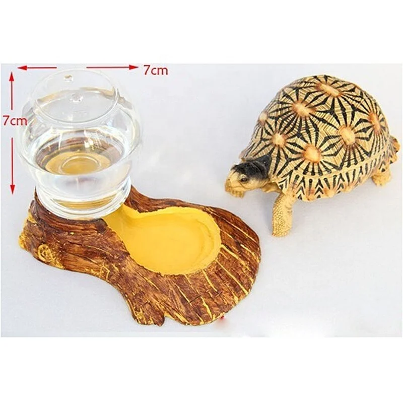 Reptiles Amphibians Aquatic Pet Supplies Automatic Feed Water Pet tortoises lizard Drinking Fountains Water Feeder Bowl