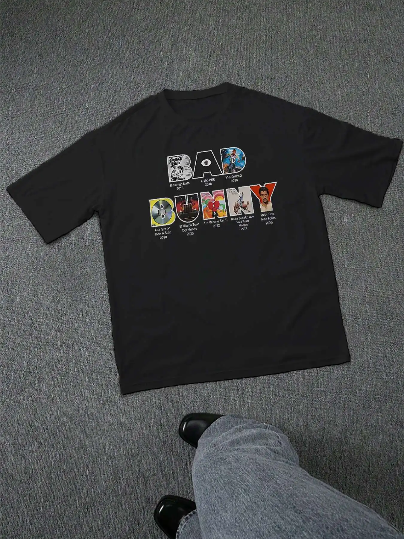 

Retro Music Band T-Shirt - 100% Cotton, Men's Outdoor/Gym/All-Season Casual Tee