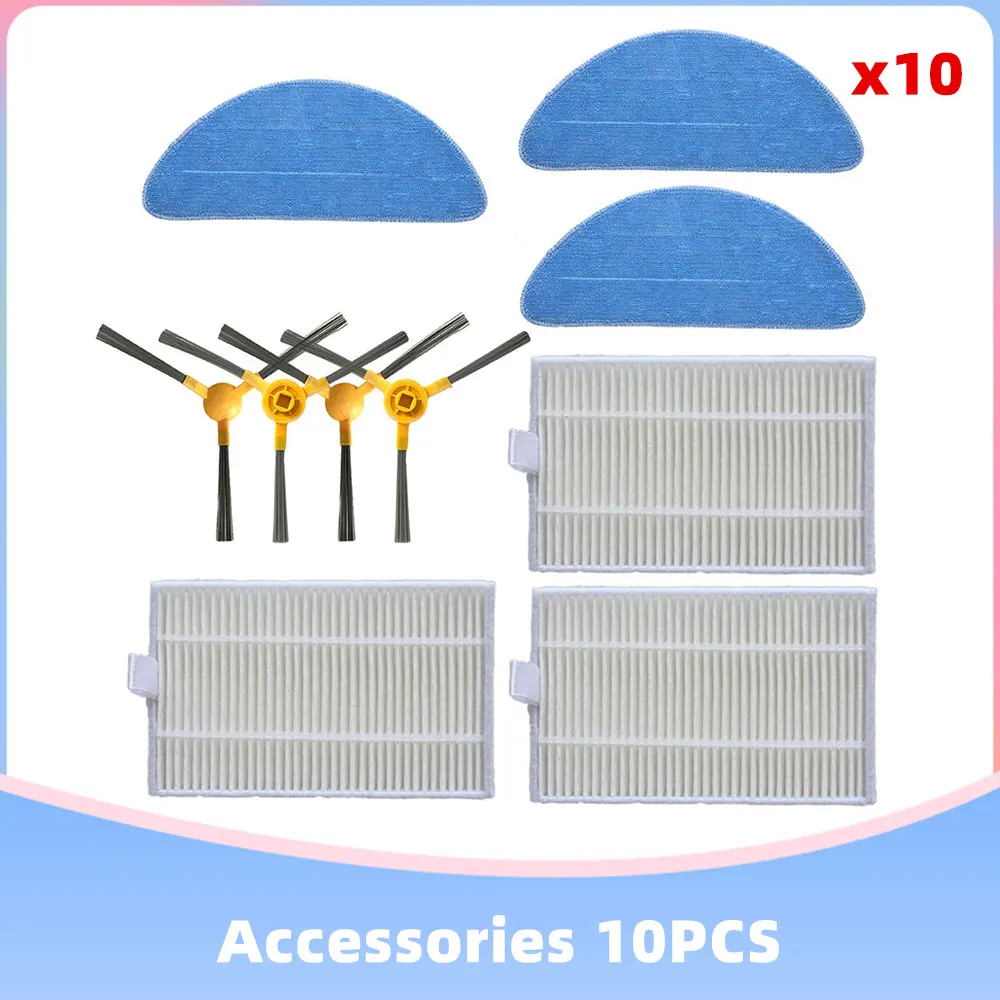 مرفق بديل من قماش الممسحة ، روبوت التنظيف الفراغي ، فلتر Hepa ، فرشاة جانبية ، متوافق مع RV-R650S ريدموند ، قطع الغيار