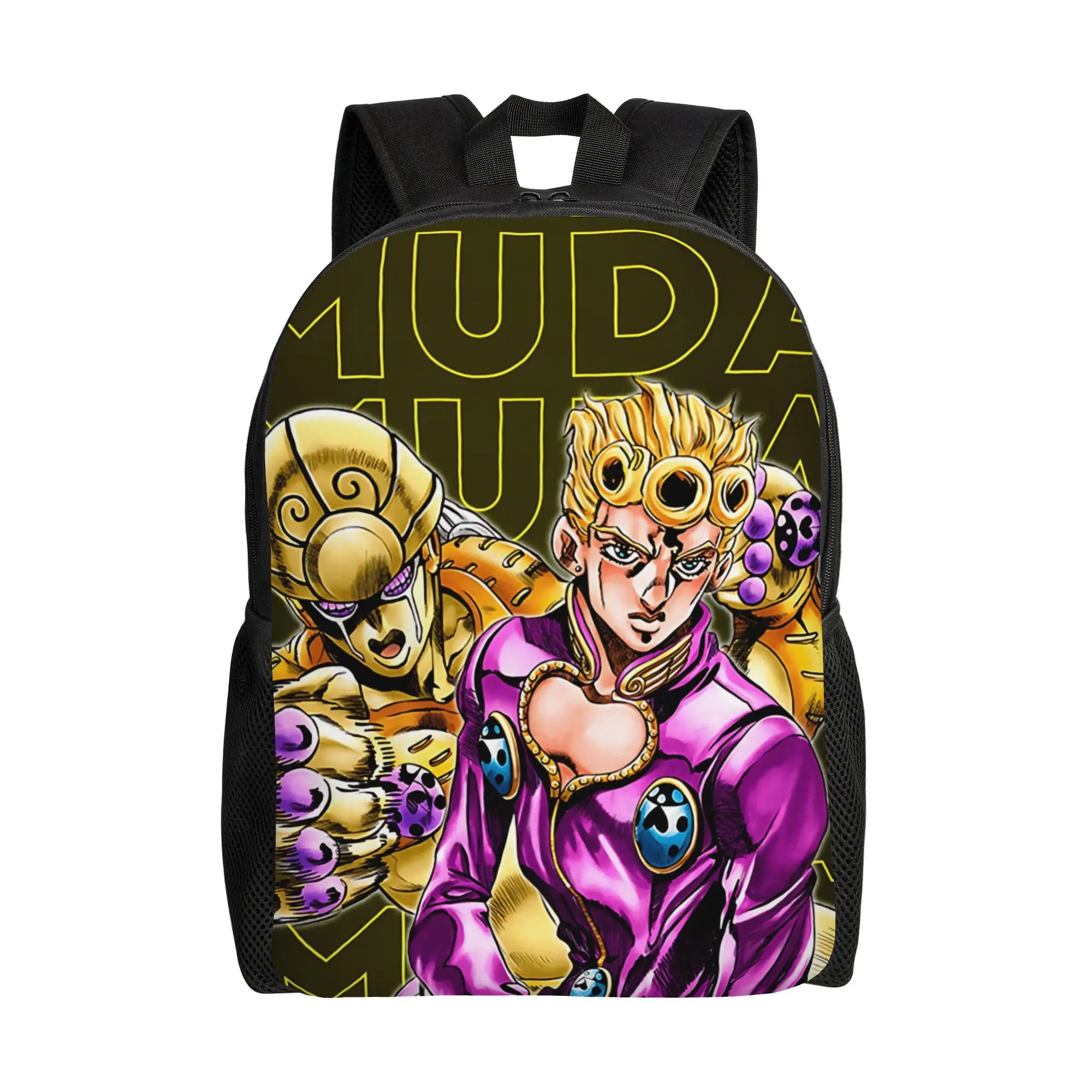 1Piece Gold New School Year Handbag JOJO'S BIZARRE ADVENTURE Couple  Backpack