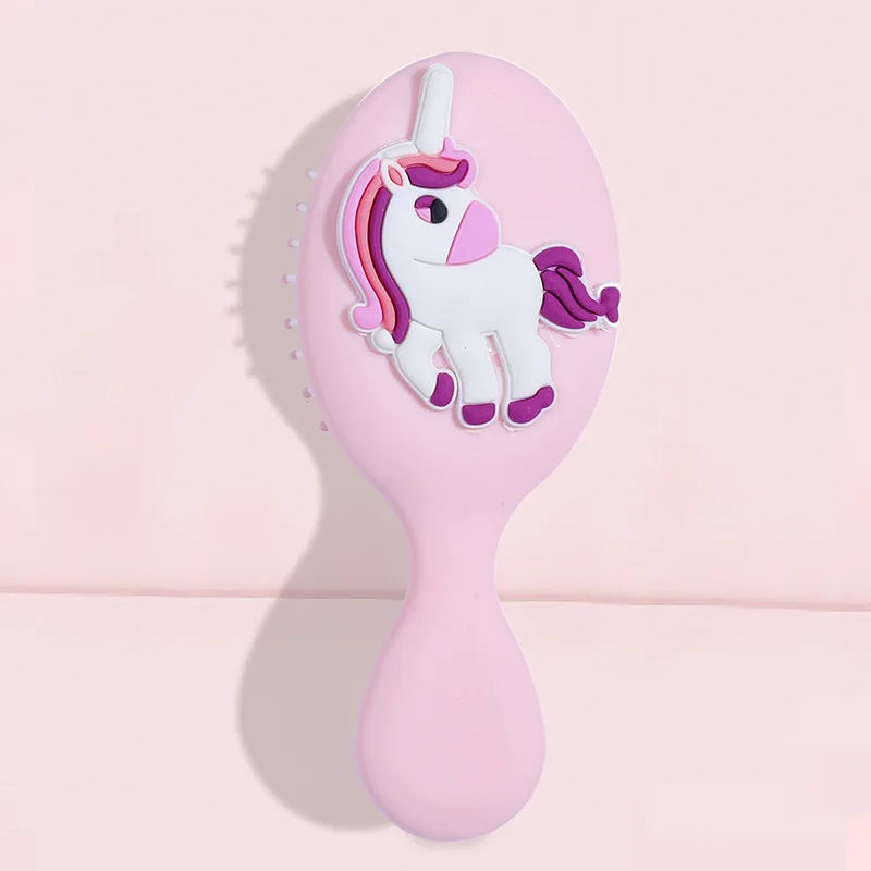 Cute Cartoon Hair Brush Health Care Tools Kawaii Unicorn Air Cushion Massage Hairbrush Comb for Mother-kids Children Girls Gifts