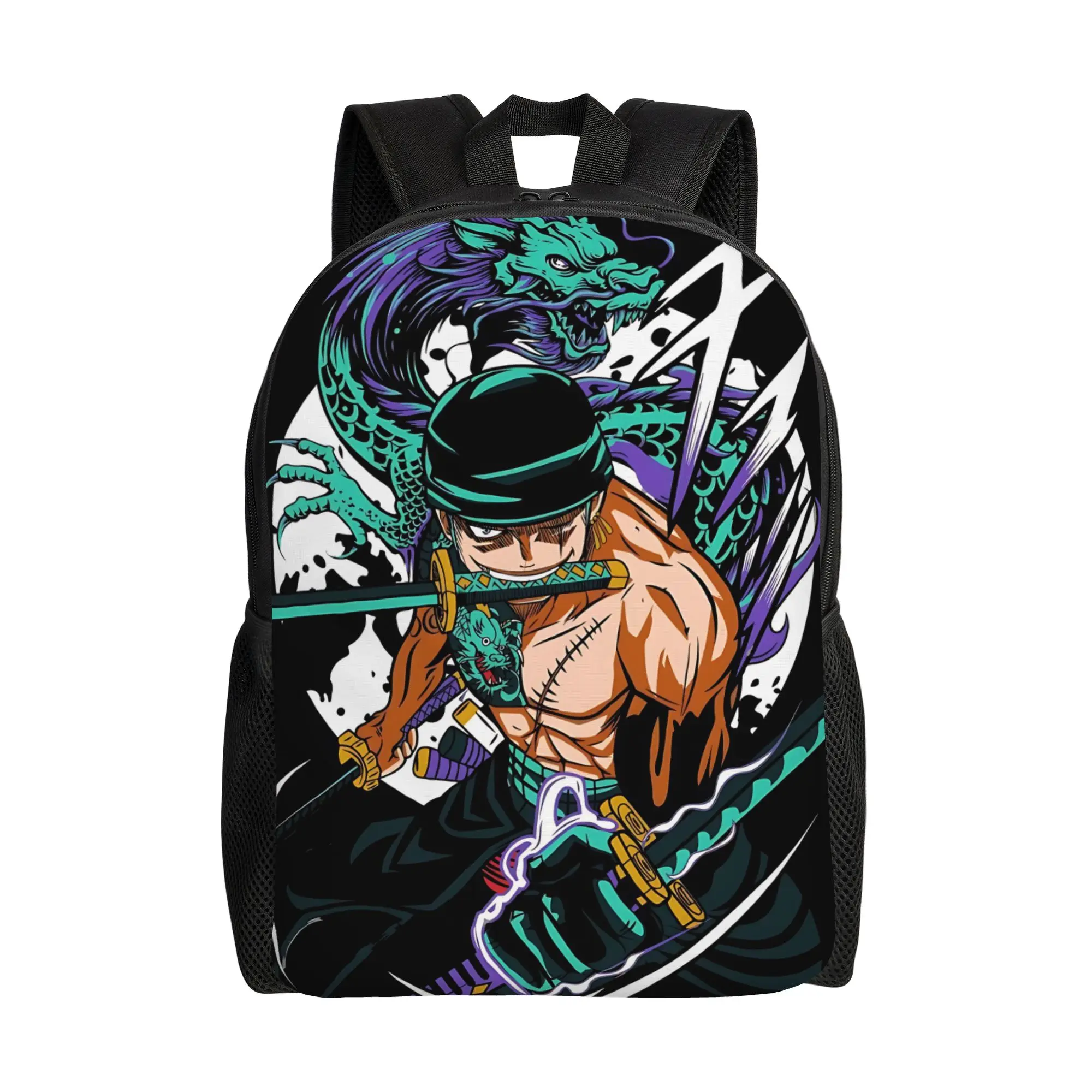 

1Piece Roronoa Zoro ONE PIECE Knapsack Three Sword Style Backpack New Semester Begins