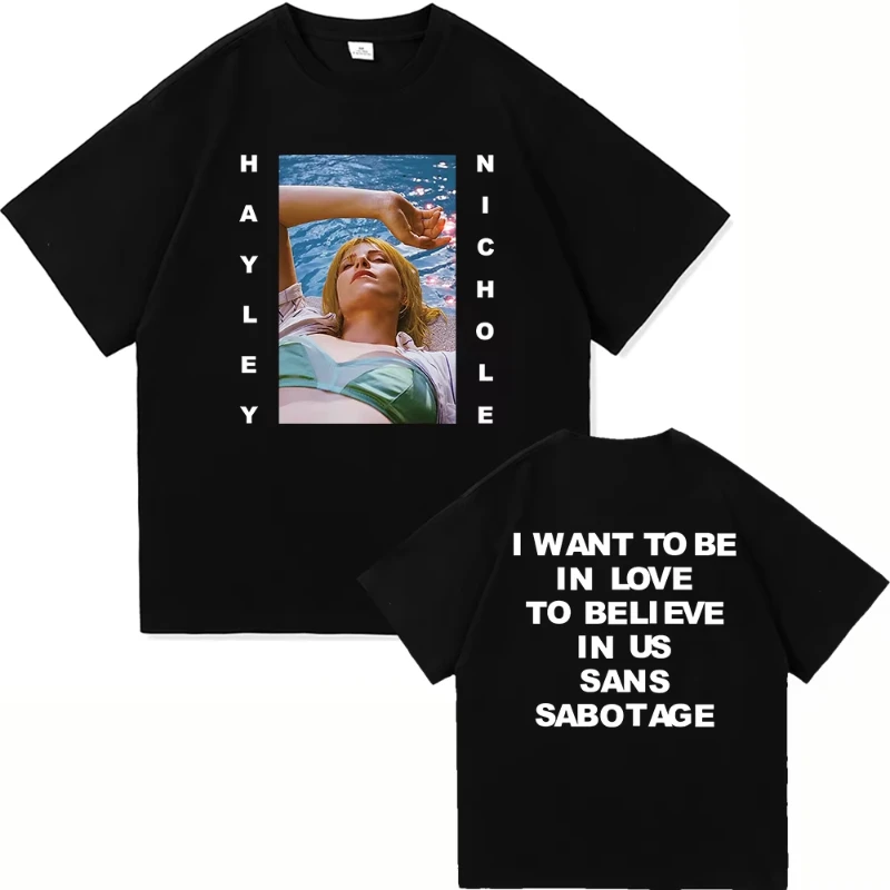 2025 هايلي ويليامز الذاتي الموت في حفلة البكالوريوس الرجال القطن تي شيرت ملابس كاجوال Harajuku عالية الجودة تي شيرت كامل #5