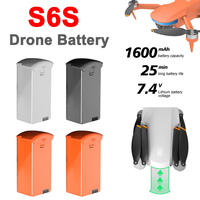 LSRC Original S6S Drone Battery 7.4V 1600mAh For S6S MINI Camera Drone Battery Lipo Battery Accessories Parts