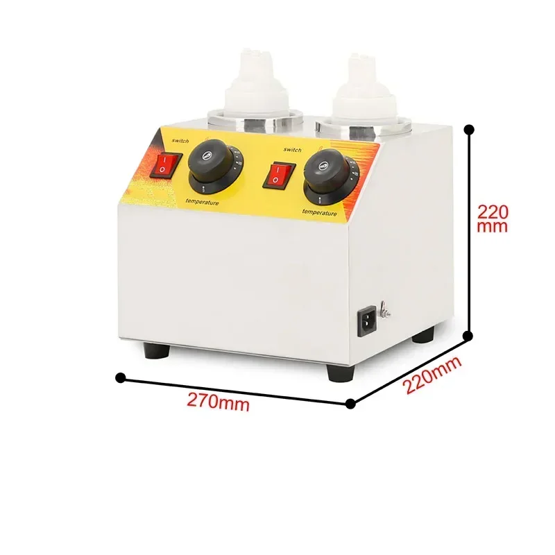 Elektrischer Schokoladenwärmerofen, Luftheizung, Schokoladenschmelzmaschine mit intelligenter Temperaturregelung