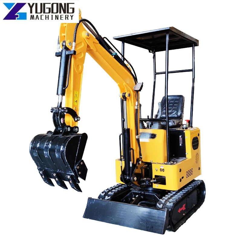 YG Mini Excavator Digging Machine for Sale New Excavator Price 0 8 Ton 1 Ton 2 Ton 3 Ton Max Clearance Cylinder Power Engine