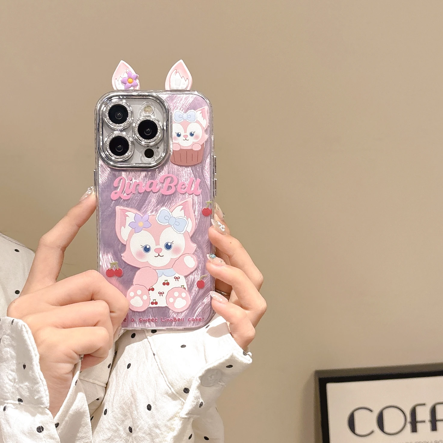 Disney Cute Gift phone case Cartoon Anime LinaBell For IPhone 11 12 13 14 15 Pro Max Soft Bumper Silicone Hard Cover Case