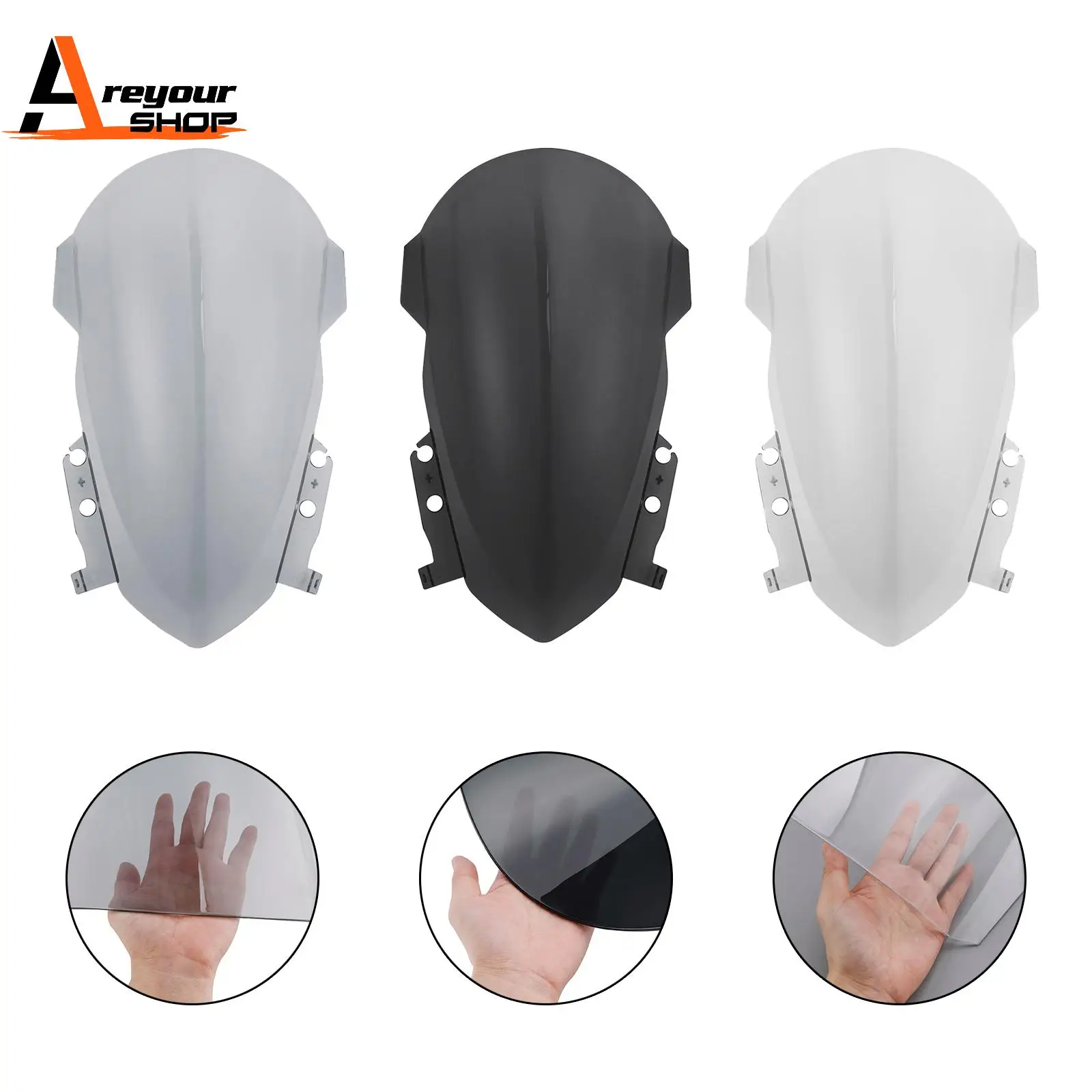 

Motorcycle Windshield WindScreen fit for Daytona 660 2024+
